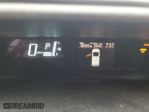 2014 Toyota Prius One z VIN JTDKDTB30E1070931, wystawiony jako Copart lot #58464765 z przebiegiem 68 342 mil mil oraz Szkoda całkowita • Salvage title. Historia ofert i sprzedaży dostępna na DreamBid. Obrazek 9.