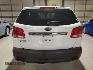 2011 Kia Sorento LX with VIN 5XYKT3A18BG177790, listed as a Copart auction lot 52215625 with 103,185 mi miles and Clean Title. Bid and sale history available at carsss.com. Image 6.