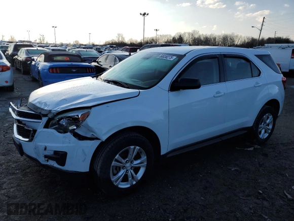 2015 Chevrolet Equinox LS with VIN 2GNALAEK3F1118284, listed as a Copart auction lot 50038275 with 140,225 mi miles and Salvage Title. Bid and sale history available at DreamBid. Image 1.