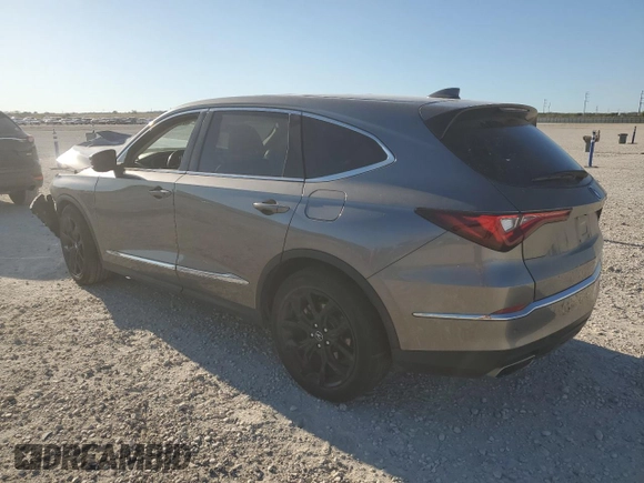 2022 Acura MDX w/Technology Package with VIN 5J8YD9H46NL012437, listed as a Copart auction lot 80527364 with 34,716 mi miles and Salvage Title. Bid and sale history available at carsss.com. Image 2.