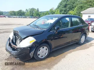 2008 Nissan Versa 1.8 S with VIN 3N1BC11E18L374733, listed as a IAAI auction lot 40022252 with 91,593 mi miles. Bid and sale history available at carsss.com. Image 2.