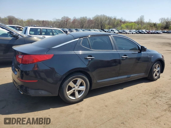 2015 Kia Optima LX with VIN 5XXGM4A7XFG441034, listed as a Copart auction lot 54549995 with Not Provided miles and Clean Title. Bid and sale history available at carsss.com. Image 3.