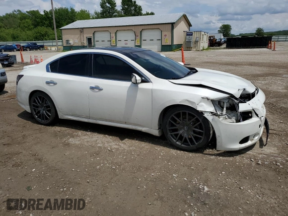2010 Nissan Maxima SV with VIN 1N4AA5AP8AC852242, listed as a Copart auction lot 57330655 with 143,971 mi miles and Salvage title. Bid and sale history available at DreamBid. Image 4.