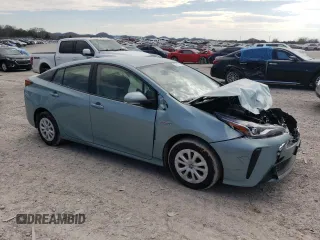 2022 Toyota Prius L Eco with VIN JTDKAMFU0N3183039, listed as a Copart auction lot 50710775 with 49,667 mi miles and Salvage Title. Bid and sale history available at DreamBid. Image 4.