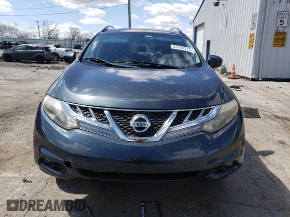 2012 Nissan Murano SV with VIN JN8AZ1MW4CW225137, listed as a Copart auction lot 53340315 with 123,573 mi miles and Clean Title. Bid and sale history available at carsss.com. Image 5.