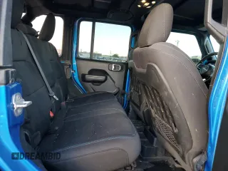 2022 Jeep Wrangler Unlimited Rubicon with VIN 1C4JJXR68NW190233, listed as a Copart auction lot 43017565 with 58,032 mi miles and Salvage title. Bid and sale history available at DreamBid. Image 11.