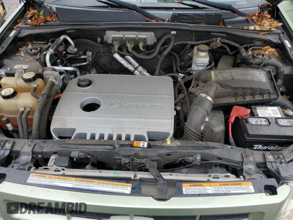 2009 Ford Escape Hybrid с VIN 1FMCU49339KC39089, выставлен на аукционе Copart как лот 56947025 с пробегом 145 098 миль миль и На запчасти • Non repairable. История ставок и продаж доступна на DreamBid. Изображение 12.