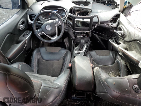 2018 Jeep Cherokee Trailhawk with VIN 1C4PJMBXXJD509312, listed as a Copart auction lot 50838495 with 115,060 mi miles and Salvage Title. Bid and sale history available at carsss.com. Image 8.