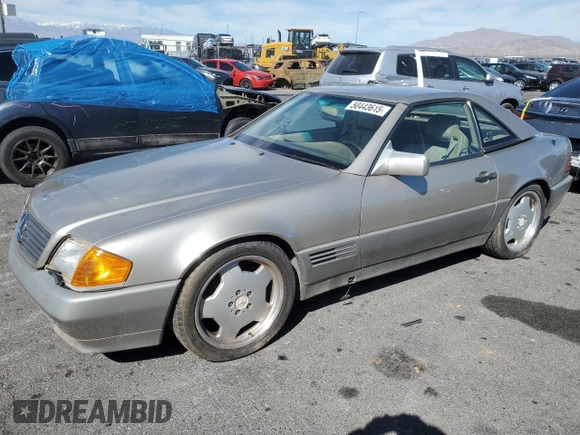 1992 Mercedes-Benz 500 z VIN WDBFA66E3NF060502, wystawiony jako Copart lot #50443615 z przebiegiem 99 956 mil mil oraz Czysty tytuł • Clean title. Historia ofert i sprzedaży dostępna na DreamBid. Obrazek 1.