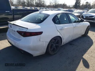 2019 Alfa Romeo Giulia Sport with VIN ZARFAMAN8K7599030, listed as a Copart auction lot 45877883 with 0 mi miles. Bid and sale history available at carsss.com. Image 3.