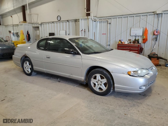 2004 Chevrolet Monte Carlo LS with VIN 2G1WW12E349377286, listed as a Copart auction lot 48280555 with 116,859 mi miles and Clean Title. Bid and sale history available at carsss.com. Image 4.