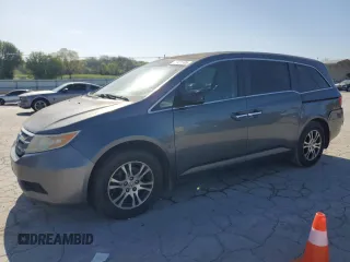 2011 Honda Odyssey EX-L with VIN 5FNRL5H69BB047150, listed as a Copart auction lot 52421595 with 198,233 mi miles and Clean Title. Bid and sale history available at DreamBid. Image 1.