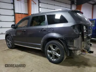 2015 Dodge Journey Crossroad z VIN 3C4PDDGGXFT519212, wystawiony jako Copart lot #46250663 z przebiegiem 128 417 mil mil oraz Szkoda całkowita • Salvage title. Historia ofert i sprzedaży dostępna na DreamBid. Obrazek 2.