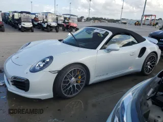 2016 Porsche 911 Turbo S with VIN WP0CD2A9XGS178233, listed as a Copart auction lot 75118664 with 41,481 mi miles and Salvage Title. Bid and sale history available at carsss.com. Image 1.