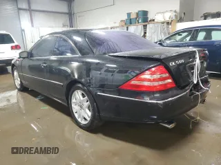 2001 Mercedes-Benz CL 500/600 with VIN WDBPJ75J01A008311, listed as a Copart auction lot 51051745 with 178,423 mi miles and Salvage Title. Bid and sale history available at DreamBid. Image 2.