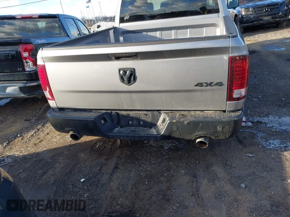 2021 Ram 1500 Classic Warlock with VIN 1C6RR7GT2MS595912, listed as a IAAI auction lot 41733123 with 33,156 mi miles. Bid and sale history available at carsss.com. Image 16.