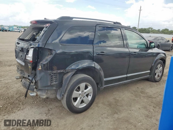 2012 Dodge Journey SXT with VIN 3C4PDCBG9CT208187, listed as a Copart auction lot 61969185 with 156,295 mi miles and Salvage title. Bid and sale history available at DreamBid. Image 3.