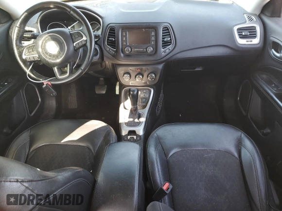 2018 Jeep Compass Latitude with VIN 3C4NJDBB2JT467482, listed as a Copart auction lot 48482365 with Not Provided miles and Salvage Title. Bid and sale history available at carsss.com. Image 8.