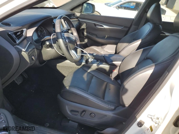 2022 Infiniti QX50 LUXE with VIN 3PCAJ5BB3NF107145, listed as a Copart auction lot 70091034 with 35,513 mi miles and Salvage Title. Bid and sale history available at carsss.com. Image 7.