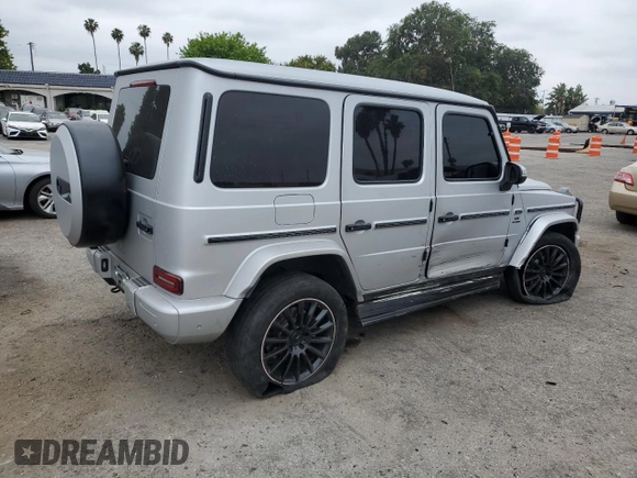 2021 Mercedes-Benz G 550 with VIN W1NYC6BJ8MX372419, listed as a Copart auction lot 55949184 with 43,820 mi miles and Salvage Title. Bid and sale history available at DreamBid. Image 3.