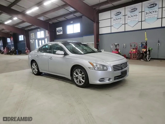 2014 Nissan Maxima 3.5 SV w/Premium Pkg with VIN 1N4AA5AP0EC447076, listed as a Copart auction lot 50001285 with 121,326 mi miles and Salvage Title. Bid and sale history available at carsss.com. Image 10.