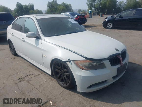 2007 BMW 3 Series 328i with VIN WBAVC53517FZ76519, listed as a IAAI auction lot 42595027 with Not provided miles and . Bid and sale history available at DreamBid. Image 1.