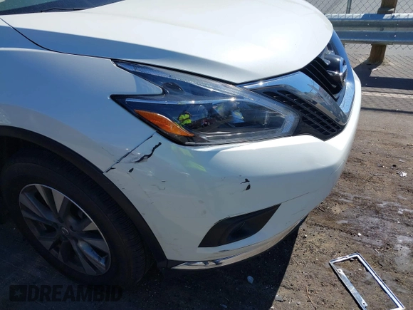 2018 Nissan Murano SL with VIN 5N1AZ2MGXJN202938, listed as a IAAI auction lot 40548424 with 56,237 mi miles and . Bid and sale history available at DreamBid. Image 18.