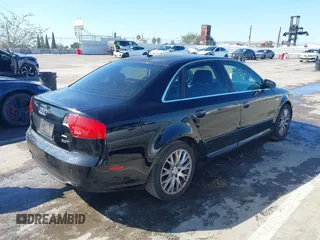 2008 Audi A4 2.0T with VIN WAUAF78E58A154637, listed as a IAAI auction lot 41750930 with Not provided miles and . Bid and sale history available at DreamBid. Image 4.