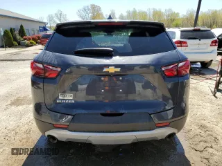 2021 Chevrolet Blazer LT with VIN 3GNKBCR43MS567044, listed as a Copart auction lot 53001395 with 38,795 mi miles and Salvage title. Bid and sale history available at DreamBid. Image 6.