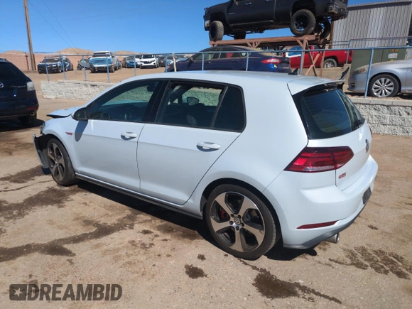 2019 Volkswagen Golf GTI S with VIN 3VW6T7AU8KM015905, listed as a Copart auction lot 50263655 with 61,872 mi miles and Salvage Title. Bid and sale history available at carsss.com. Image 2.