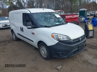 2018 Ram ProMaster City Cargo Van Tradesman with VIN ZFBERFAB7J6L67879, listed as a IAAI auction lot 41786319 with 216,967 mi miles. Bid and sale history available at carsss.com. Image 1.
