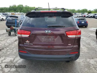 2016 Kia Sorento LX with VIN 5XYPG4A34GG127669, listed as a Copart auction lot 55683195 with 84,277 mi miles and Clean Title. Bid and sale history available at carsss.com. Image 6.