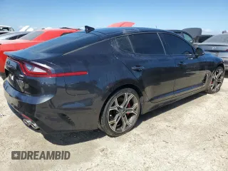 2021 Kia Stinger GT2 with VIN KNAE55LC5M6088344, listed as a Copart auction lot 74608634 with 34,174 mi miles and Non Repairable. Bid and sale history available at carsss.com. Image 3.