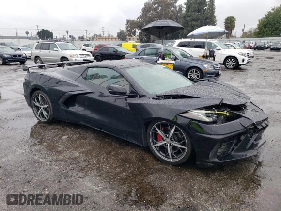 2021 Chevrolet Corvette 1LT with VIN 1G1YA3D4XM5122414, listed as a Copart auction lot 43464004 with 5,023 mi miles. Bid and sale history available at carsss.com. Image 4.