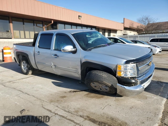 2012 Chevrolet Silverado 1500 LT with VIN 1GCPKSE70CF156986, listed as a Copart auction lot 50329735 with 130,650 mi miles and Salvage Title. Bid and sale history available at DreamBid. Image 4.