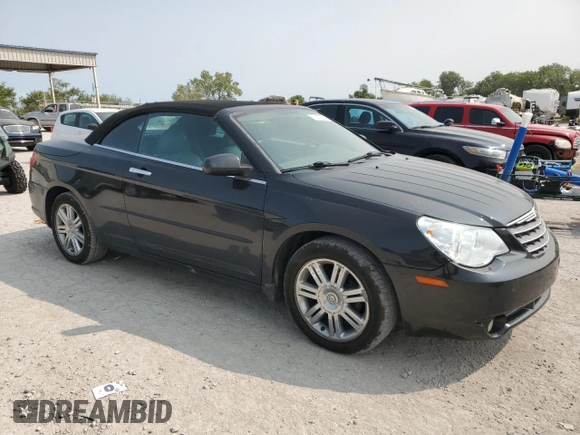 2008 Chrysler Sebring Limited with VIN 1C3LC65M28N135731, listed as a Copart auction lot 70874394 with 158,963 mi miles and Salvage Title. Bid and sale history available at carsss.com. Image 4.
