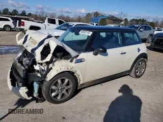 2008 MINI Hardtop S with VIN WMWMF73568TV35017, listed as a Copart auction lot 46003155 with 109,650 mi miles and Salvage Title. Bid and sale history available at DreamBid. Image 1.