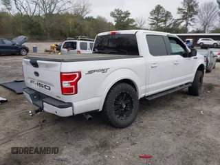2020 Ford F-150 XL with VIN 1FTEW1EP6LKF44172, listed as a IAAI auction lot 41912854 with 101,278 mi miles and . Bid and sale history available at carsss.com. Image 4.