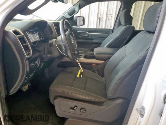 2020 Ram 1500 Lone Star with VIN 1C6RREFT7LN361686, listed as a Copart auction lot 59579555 with 74,421 mi miles and Salvage title. Bid and sale history available at DreamBid. Image 7.