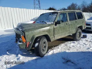 1996 Jeep Cherokee Sport with VIN 1J4FJ68SXTL316180, listed as a Copart auction lot 89080095 with 199,898 mi miles and Salvage Title. Bid and sale history available at carsss.com. Image 1.