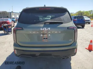 2024 Kia Telluride SX Prestige X-Line with VIN 5XYP5DGC0RG532699, listed as a Copart auction lot 52820365 with 10,455 mi miles and Salvage title. Bid and sale history available at DreamBid. Image 6.