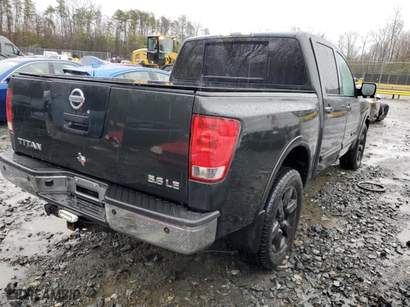 2008 Nissan Titan SE with VIN 1N6AA07C18N306203, listed as a Copart auction lot 47783715 with NaN miles and Salvage Title. Bid and sale history available at carsss.com. Image 3.