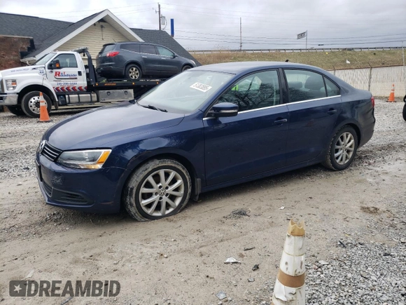 2014 Volkswagen Jetta Sedan SE with VIN 3VWD17AJ0EM414055, listed as a Copart auction lot 51383895 with 117,988 mi miles and Clean Title. Bid and sale history available at carsss.com. Image 1.