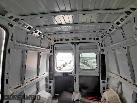 2023 Ram ProMaster Cargo with VIN 3C6LRVDG8PE506207, listed as a Copart auction lot 53910875 with 33,889 mi miles and Salvage Title. Bid and sale history available at carsss.com. Image 10.