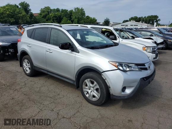 2015 Toyota RAV4 LE with VIN JTMBFREV1FJ043457, listed as a Copart auction lot 60525945 with 106,346 mi miles and Salvage title. Bid and sale history available at DreamBid. Image 4.