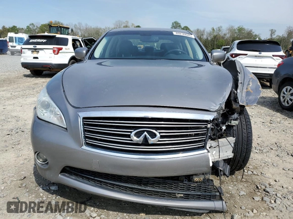 2013 Infiniti M with VIN JN1BY1AP3DM510590, listed as a Copart auction lot 49236045 with 122,455 mi miles and Salvage title. Bid and sale history available at DreamBid. Image 5.