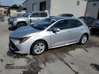 2019 Toyota Corolla Hatchback SE with VIN JTNK4RBE8K3067260, listed as a Copart auction lot 73574394 with 45,907 mi miles and Non Repairable. Bid and sale history available at carsss.com. Image 1.