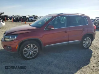 2013 Volkswagen Tiguan SE with VIN WVGBV7AX9DW012368, listed as a Copart auction lot 57244975 with 177,810 mi miles and Salvage title. Bid and sale history available at DreamBid. Image 1.