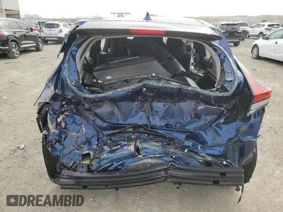2025 Nissan LEAF SV Plus with VIN 1N4CZ1CV8SC561070, listed as a Copart auction lot 50160365 with 572 mi miles and Salvage Title. Bid and sale history available at carsss.com. Image 6.