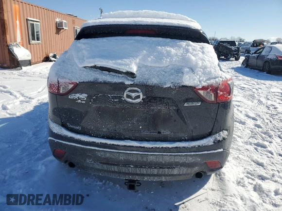 2016 Mazda CX-5 Touring with VIN JM3KE4CY7G0797190, listed as a Copart auction lot 45116385 with 0 mi miles and Salvage Title. Bid and sale history available at carsss.com. Image 6.